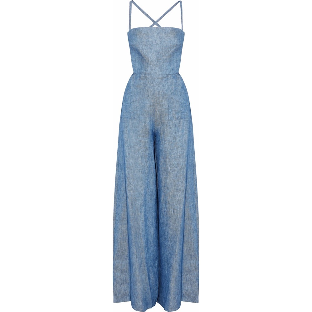 Milly Chambray Jumpsuit - Picture 3 of 7